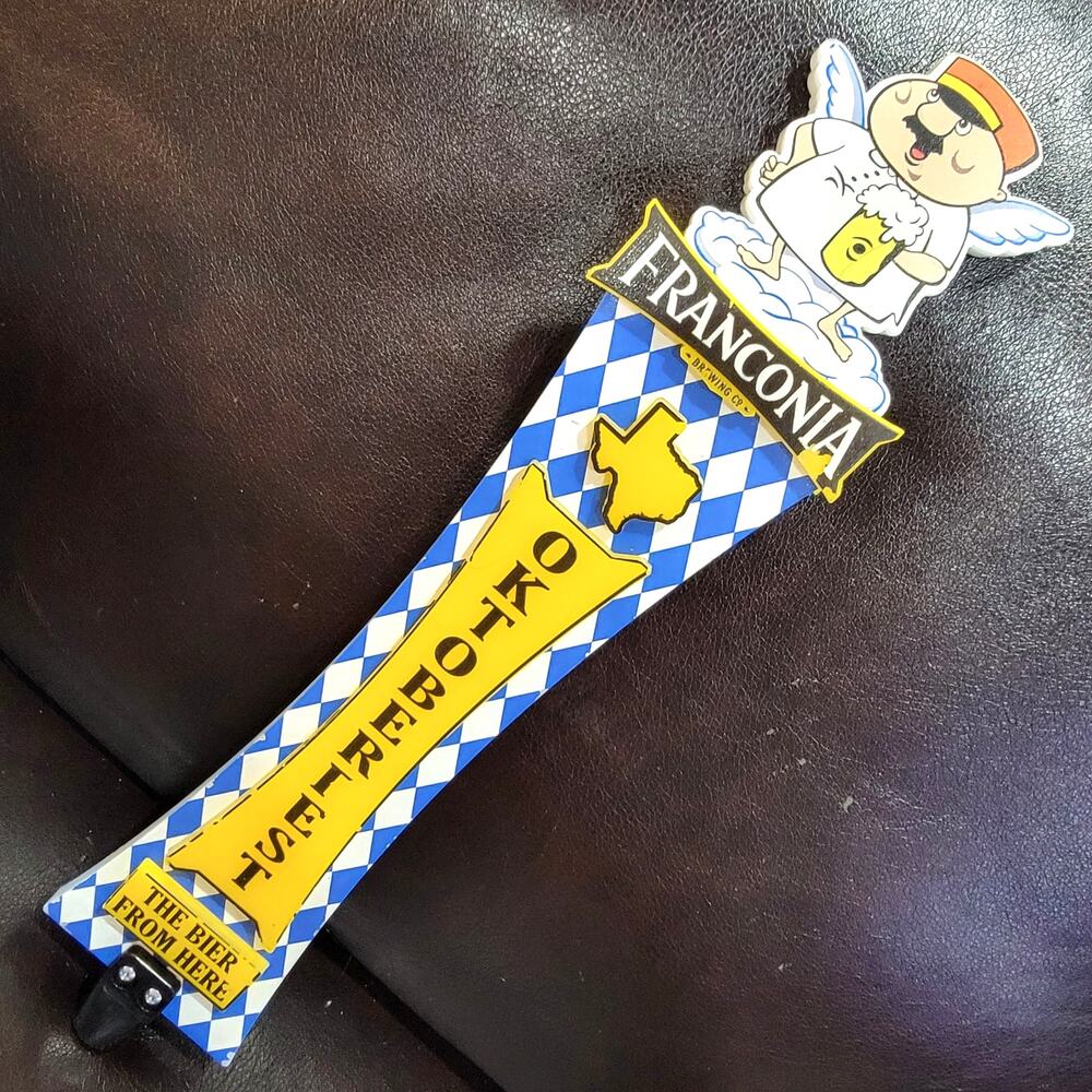 Franconia Oktoberfest Beer Bier 13" Tap Handle Pull Wood Brewery Bar Mancave